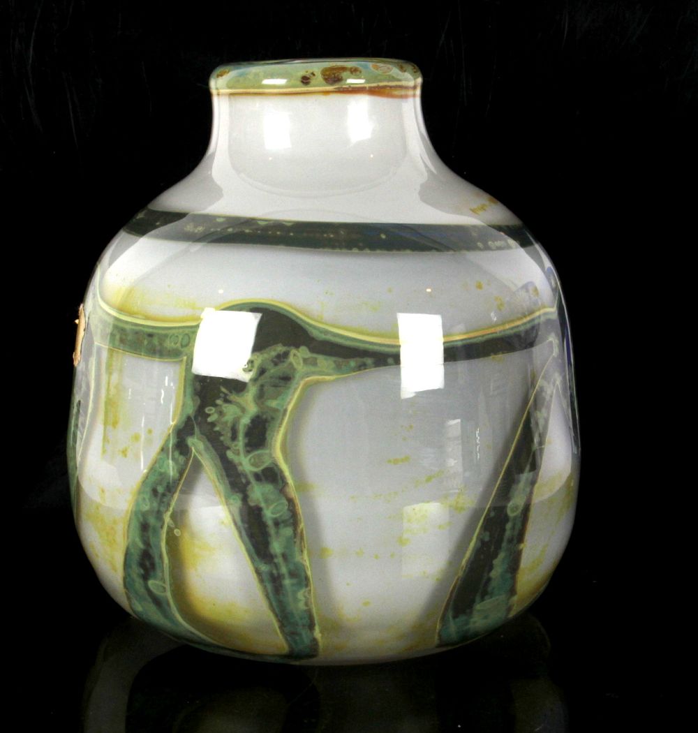 James Miles: Sam Herman for Val St Lambert Art Glass Vase, £375