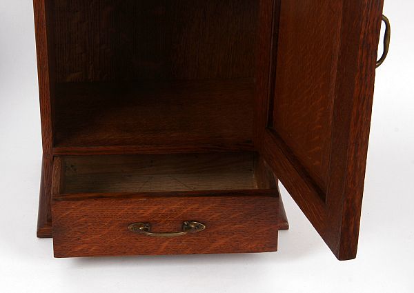 James Miles: Arthur Simpson of Kendal Oak Table Cabinet, circa 1915, £925